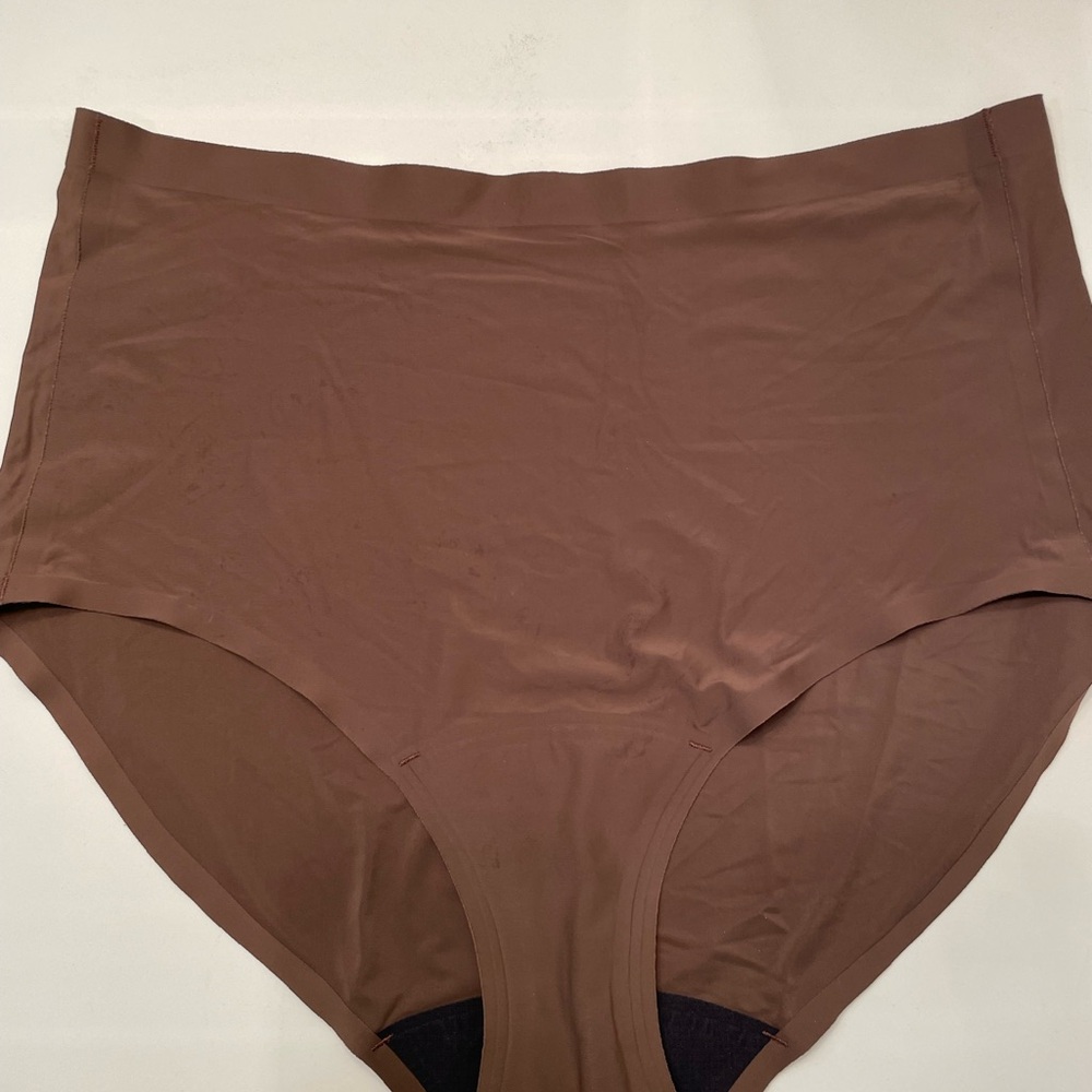 Knix Chocolate High-Waisted Briefs